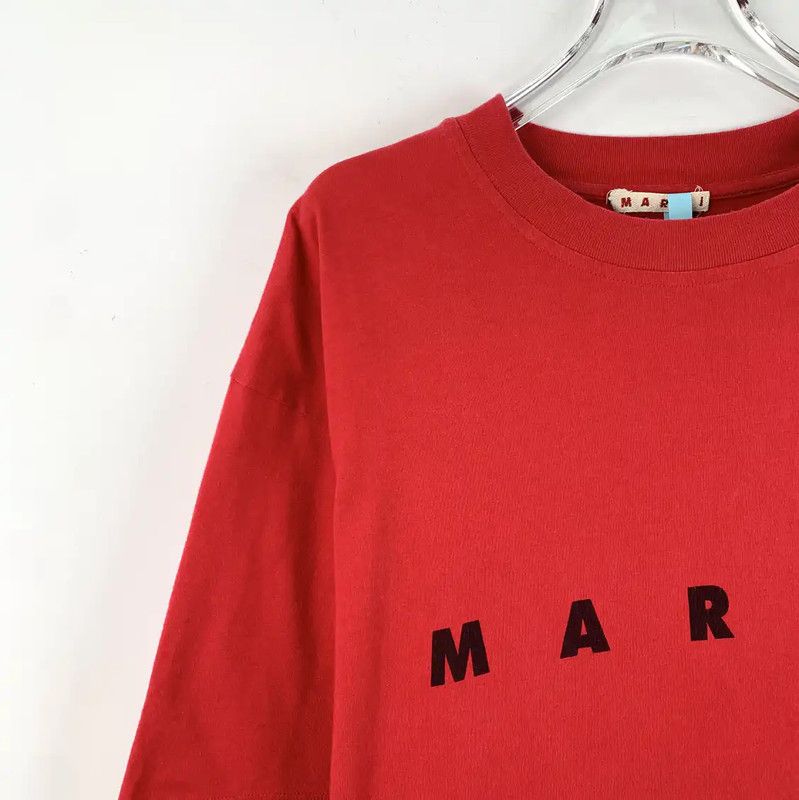 Marni Marni Red Cotton T-Shirt for Women 0089 Size M / US 6-8 / IT 42-44 - 3 Thumbnail