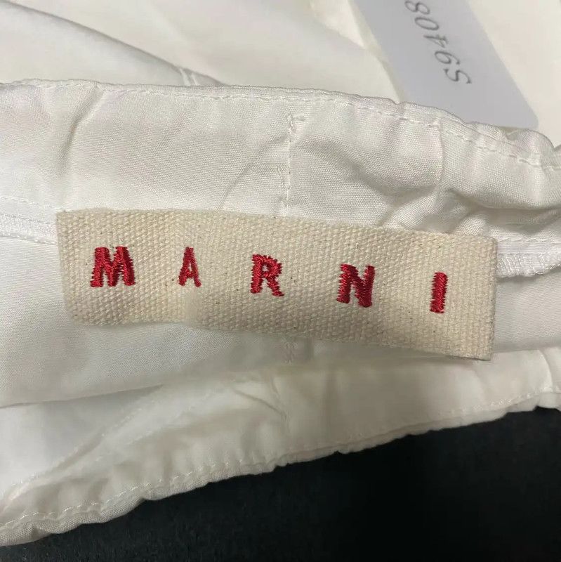 Marni Marni White Cotton Dress for Women 0089 Size ONE SIZE - 5 Thumbnail