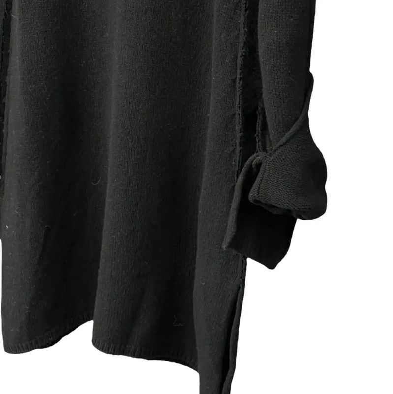 Marni Marni Black Cashmere Long Sleeve Dress 0089 Size S / US 4 / IT 40 - 4 Thumbnail