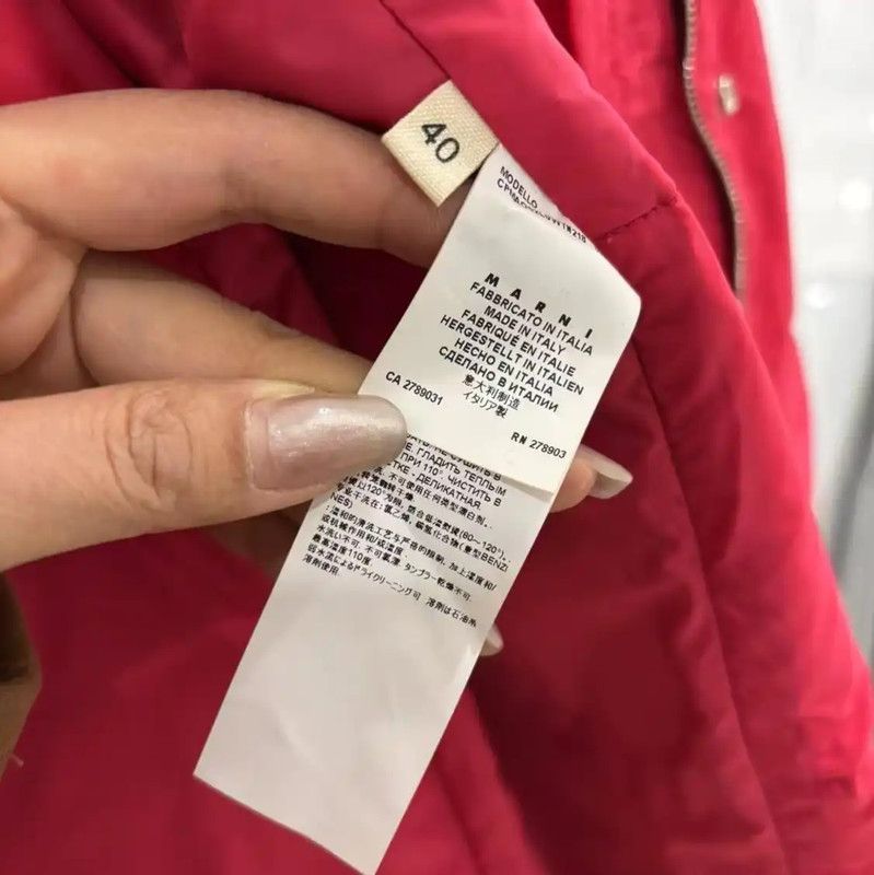 Marni Marni Mid-Length Colorblock Cashmere Blend Coat 0089 Size M / US 6-8 / IT 42-44 - 6 Thumbnail