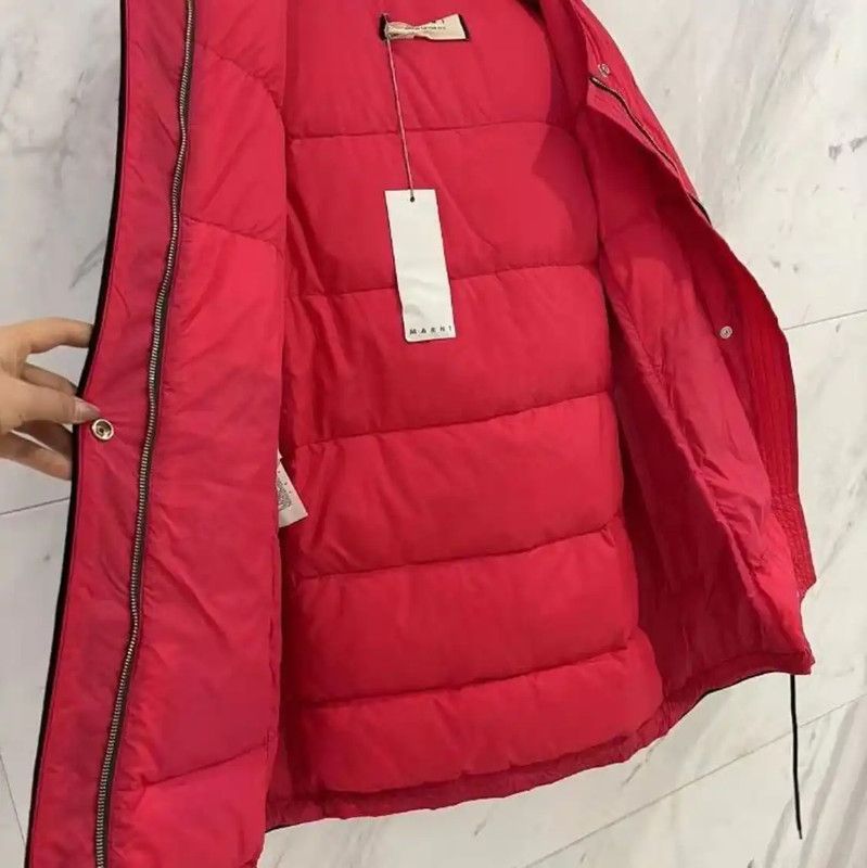 Marni Marni Mid-Length Colorblock Cashmere Blend Coat 0089 Size M / US 6-8 / IT 42-44 - 3 Thumbnail