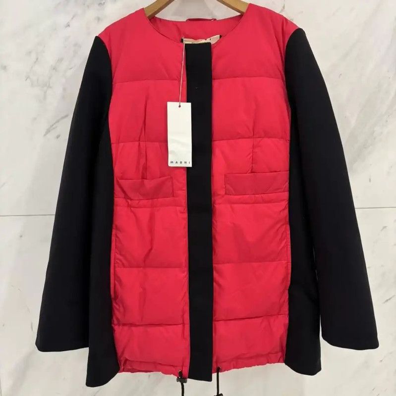 Marni Marni Mid-Length Colorblock Cashmere Blend Coat 0089 Size M / US 6-8 / IT 42-44 - 7 Thumbnail