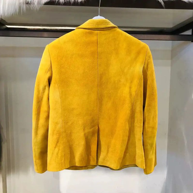Marni Marni Yellow Shearling Women's Cardigan 0089 Size XS / US 0-2 / IT 36-38 - 6 Thumbnail