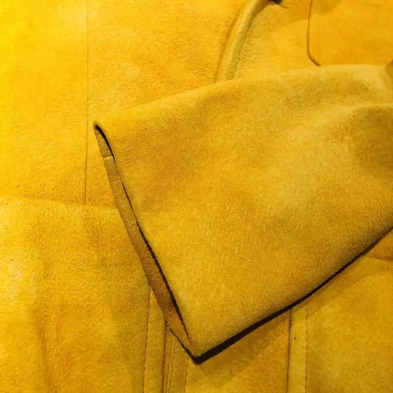 Marni Marni Yellow Shearling Women's Cardigan 0089 Size XS / US 0-2 / IT 36-38 - 8 Thumbnail