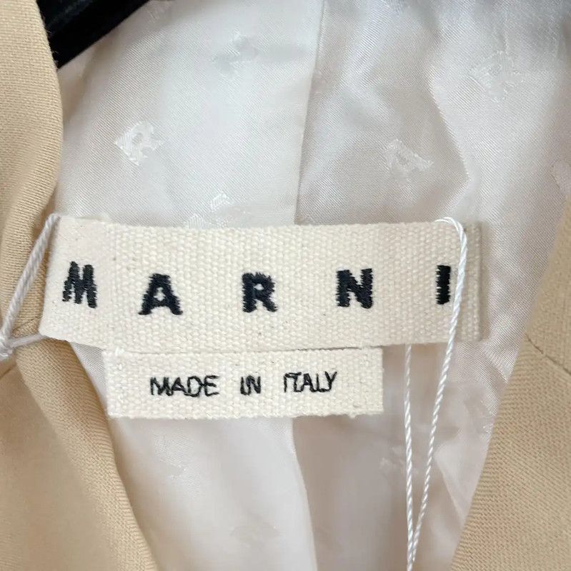 Marni Marni Colorblock Wool Jacket for Women 0089 Size XL / US 12-14 / IT 48-50 - 6 Thumbnail