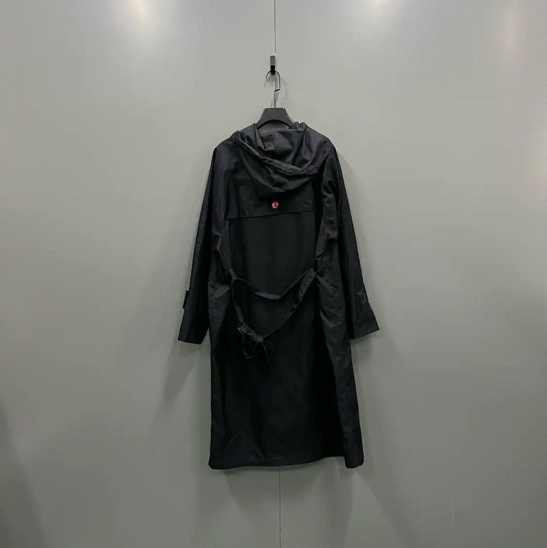 Marni Marni Black Cotton Mid-Length Coat for Women 0089 Size S / US 4 / IT 40 - 2 Thumbnail