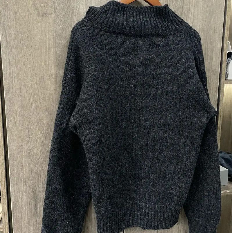Marni Marni Black Leather Pullover Sweater 0089 Size XS / US 0-2 / IT 36-38 - 3 Thumbnail
