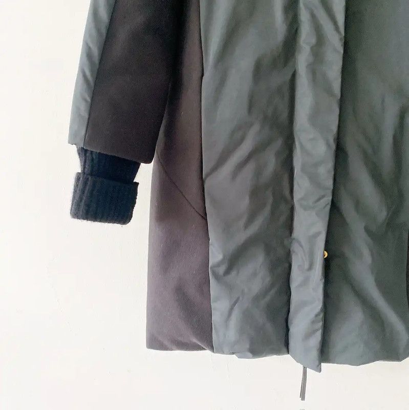 Marni MARNI Color Blocked Long Down Jacket for Women 0089 Size M / US 6-8 / IT 42-44 - 4 Thumbnail