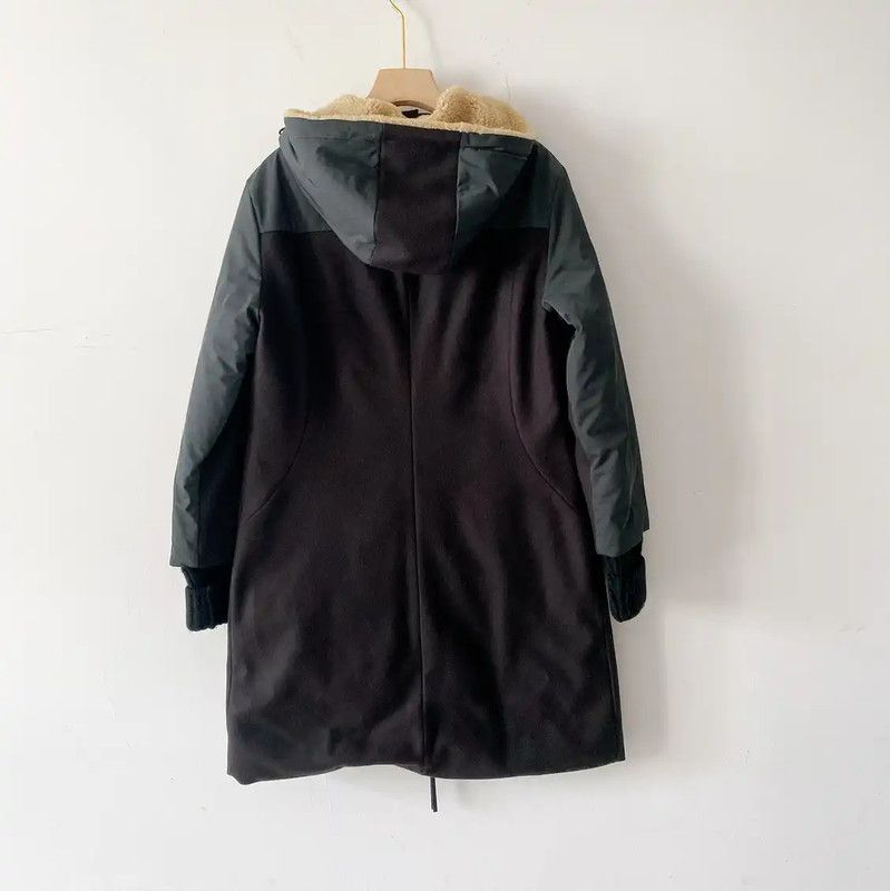 Marni MARNI Color Blocked Long Down Jacket for Women 0089 Size M / US 6-8 / IT 42-44 - 2 Thumbnail