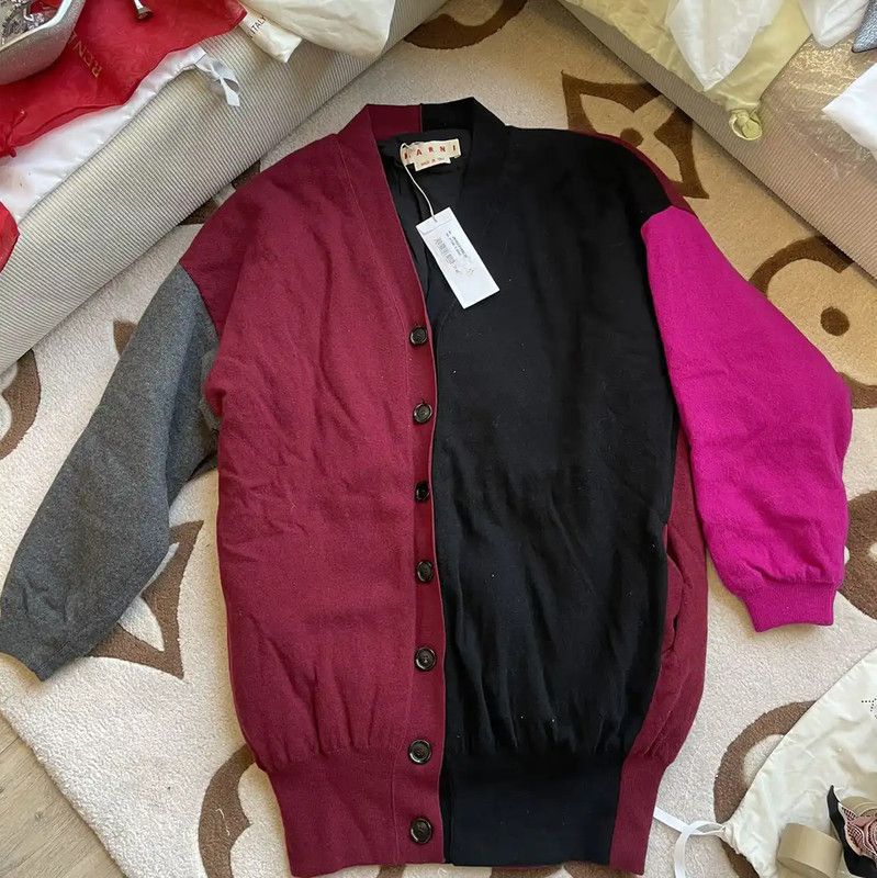 Marni Marni Black Cotton Winter Coat for Women 0089 Size M / US 6-8 / IT 42-44 - 5 Thumbnail