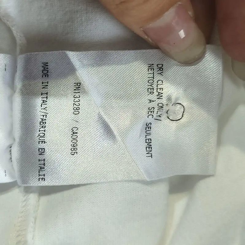 Thom Browne Thom Browne Women's White Cotton T-Shirt 0089 Size S / US 4 / IT 40 - 6 Thumbnail