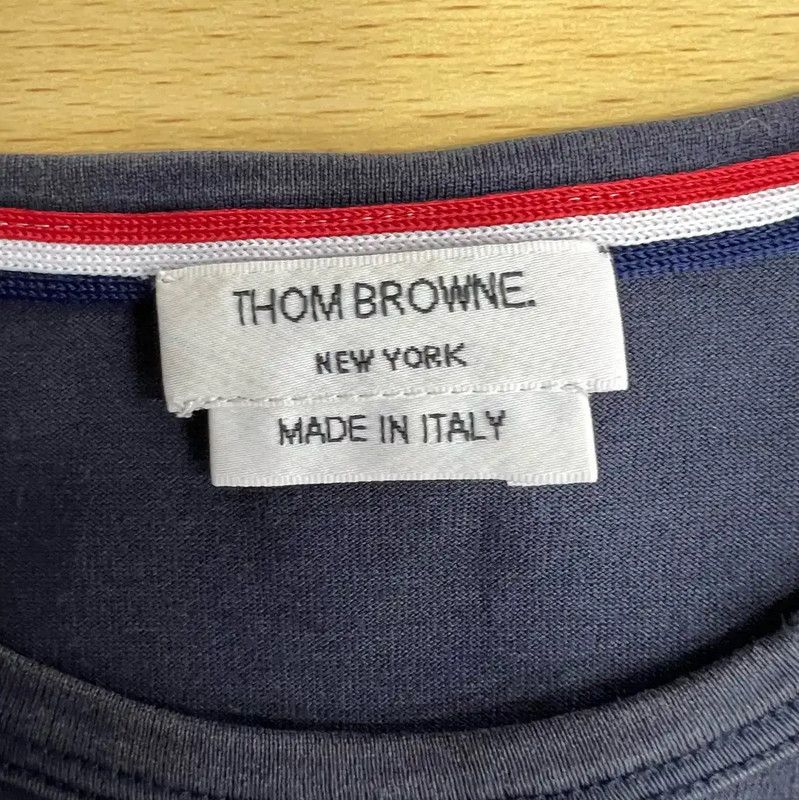 Thom Browne Thom Browne Navy Cotton Women's T-Shirt 0089 Size ONE SIZE - 3 Thumbnail