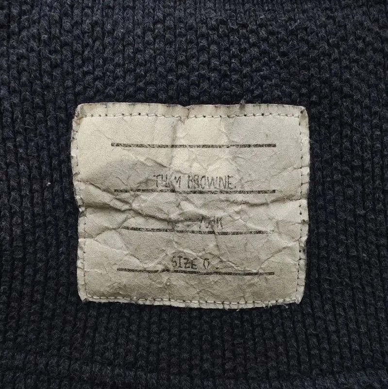 Thom Browne Thom Browne Navy Cotton Casual Shorts for Women 0089 Size 23" - 3 Thumbnail