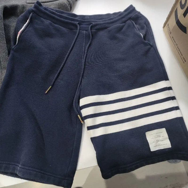 Thom Browne Thom Browne Navy Cotton Casual Shorts for Women 0089 Size 23" - 8 Thumbnail