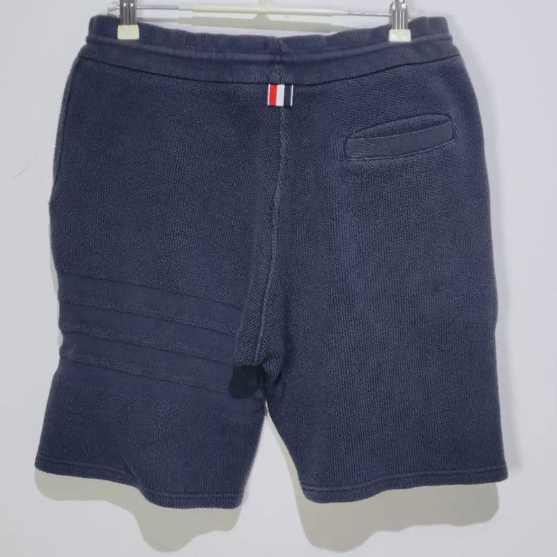 Thom Browne Thom Browne Navy Cotton Casual Shorts for Women 0089 Size 23" - 2 Thumbnail