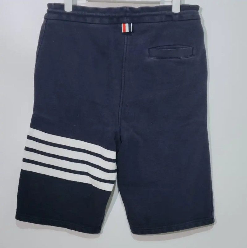 Thom Browne Thom Browne Women's Navy Cotton Shorts 0089 Size 32" / US 10 / IT 46 - 2 Thumbnail