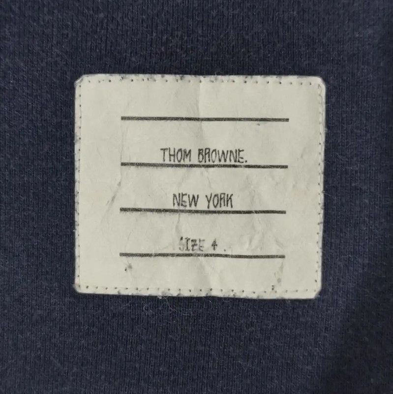 Thom Browne Thom Browne Women's Navy Cotton Shorts 0089 Size 36" / US 14 / IT 50 - 3 Thumbnail