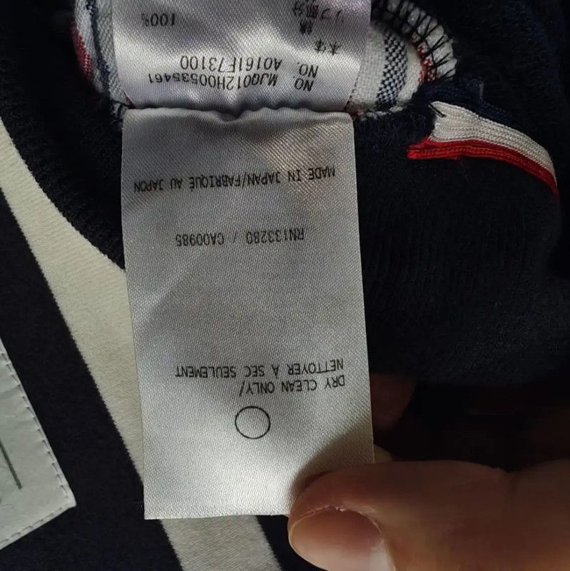 Thom Browne Thom Browne Women's Navy Cotton Casual Pants 0089 Size 23" - 6 Thumbnail