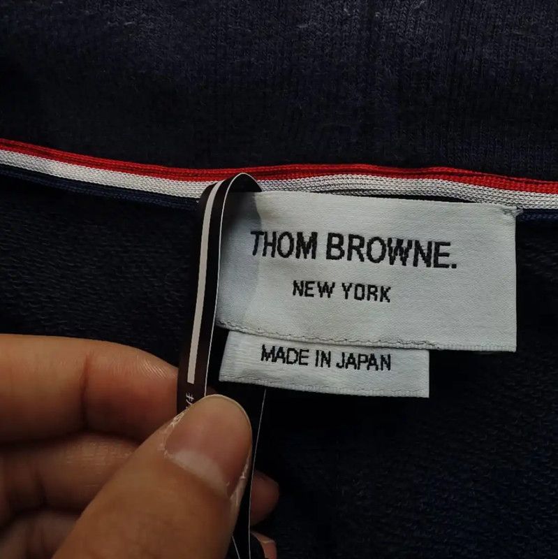 Thom Browne Thom Browne Women's Navy Cotton Casual Pants 0089 Size 23" - 4 Thumbnail