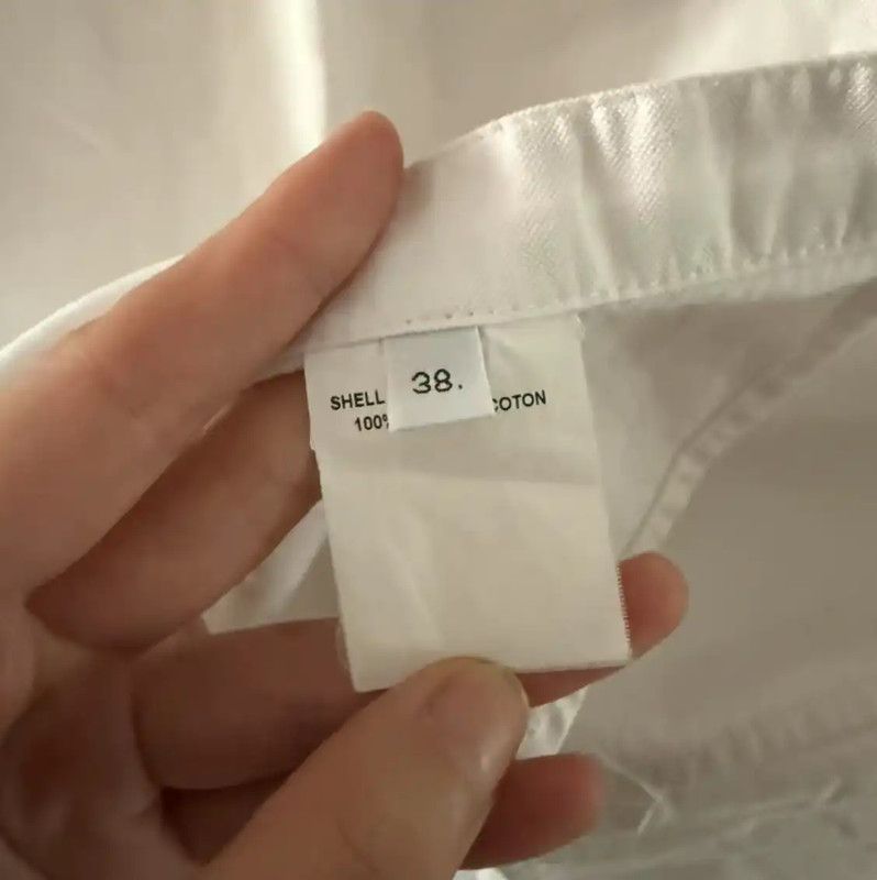 Thom Browne Thom Browne White Women's Button-Up Shirt 0089 Size S / US 4 / IT 40 - 5 Thumbnail