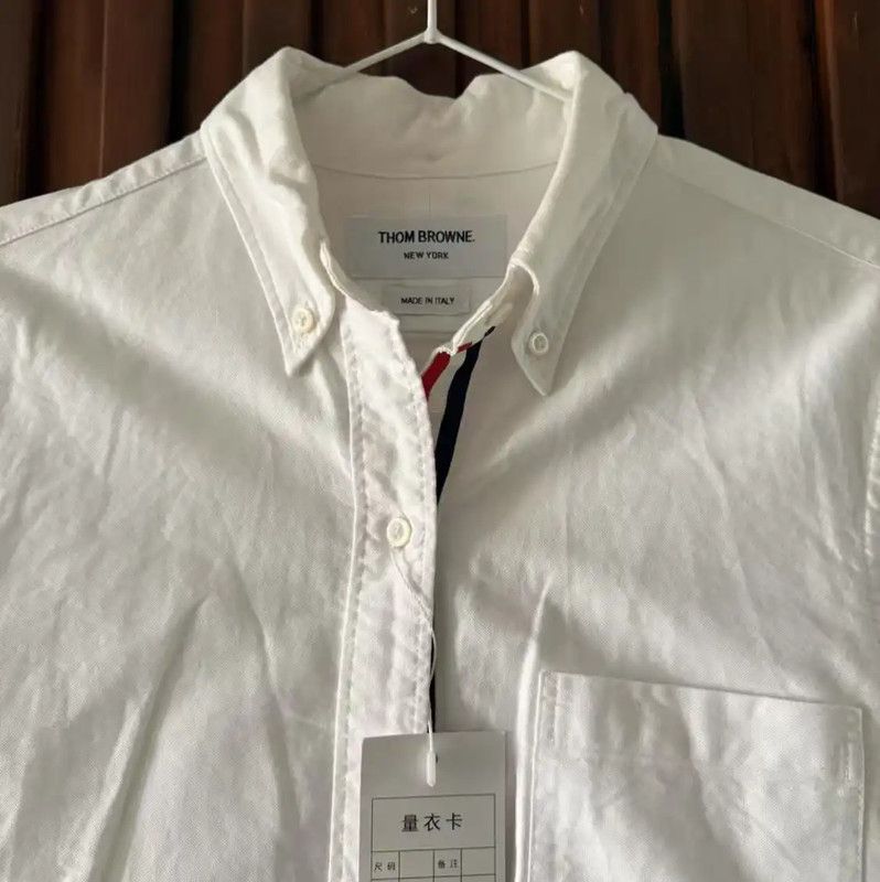 Thom Browne Thom Browne White Women's Button-Up Shirt 0089 Size S / US 4 / IT 40 - 2 Thumbnail