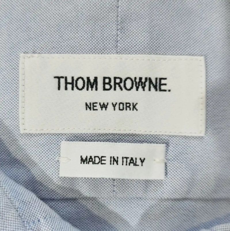 Thom Browne Thom Browne Light Blue Cotton Women's Shirt 0089 Size M / US 6-8 / IT 42-44 - 4 Thumbnail