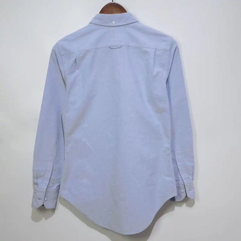 Thom Browne Thom Browne Light Blue Cotton Women's Shirt 0089 Size M / US 6-8 / IT 42-44 - 2 Thumbnail