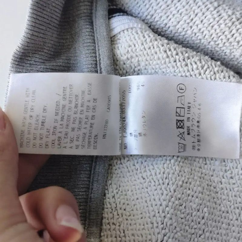 Thom Browne Thom Browne Gray Cotton Casual Pants 0089 Size 23" - 7 Thumbnail