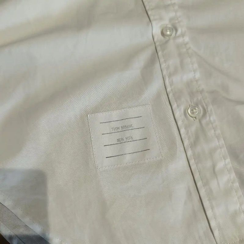 Thom Browne Thom Browne White Cotton Women's Shirt 0089 Size S / US 4 / IT 40 - 7 Thumbnail