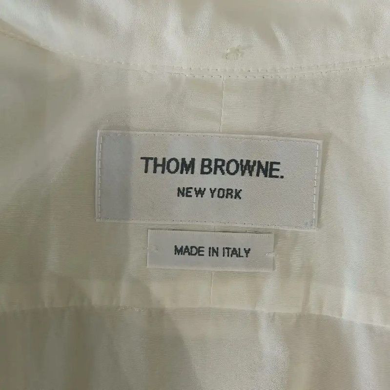 Thom Browne Thom Browne White Cotton Women's Shirt 0089 Size S / US 4 / IT 40 - 6 Thumbnail