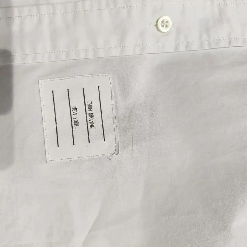 Thom Browne Thom Browne Women's White Polyester Shirt 0089 Size S / US 4 / IT 40 - 3 Thumbnail