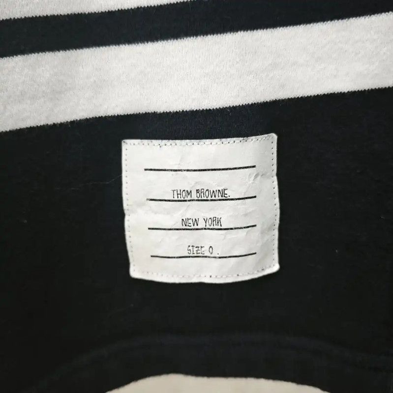 Thom Browne Thom Browne Summer Navy Cotton Shorts 0089 Size 22" - 2 Thumbnail