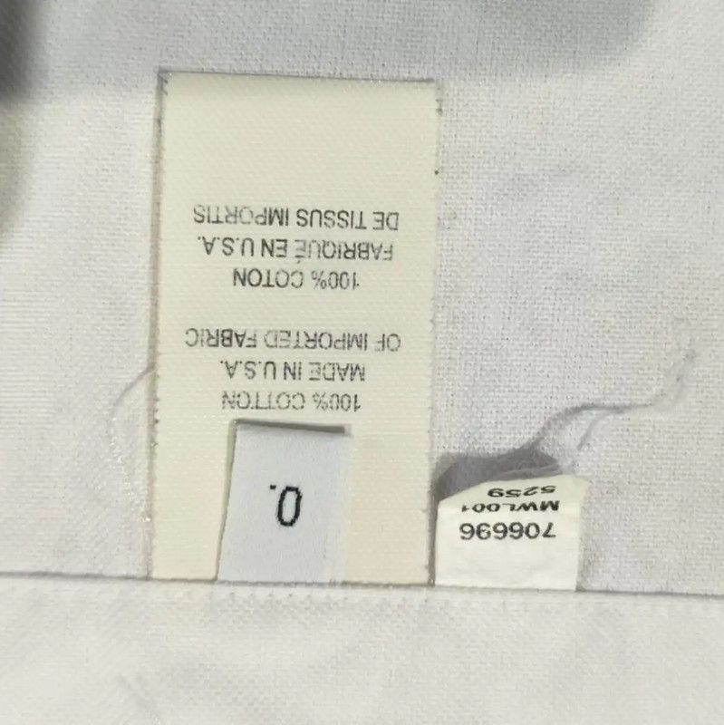 Thom Browne Thom Browne White Cotton Shirt for Women 0089 Size S / US 4 / IT 40 - 5 Thumbnail