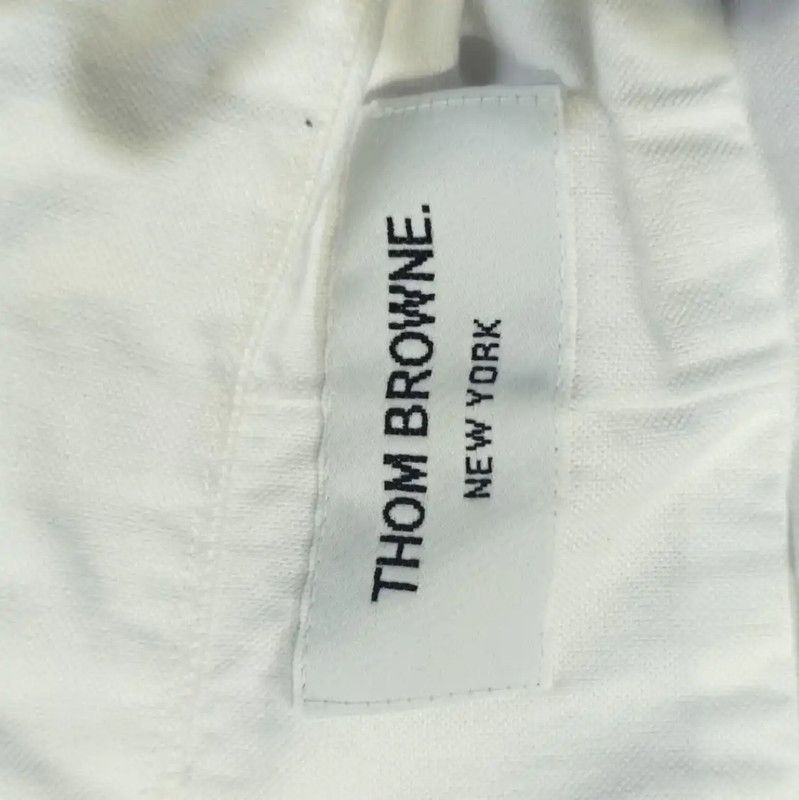 Thom Browne Thom Browne White Cotton Shirt for Women 0089 Size S / US 4 / IT 40 - 4 Thumbnail