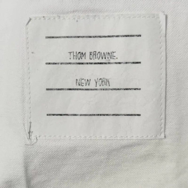 Thom Browne Thom Browne White Cotton Shirt for Women 0089 Size S / US 4 / IT 40 - 3 Thumbnail