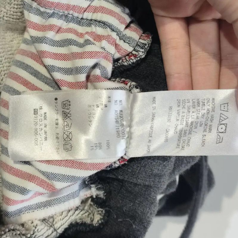 Thom Browne Thom Browne Gray Cotton Womens Lounge Pants 0089 Size 28" / US 6 / IT 42 - 6 Thumbnail