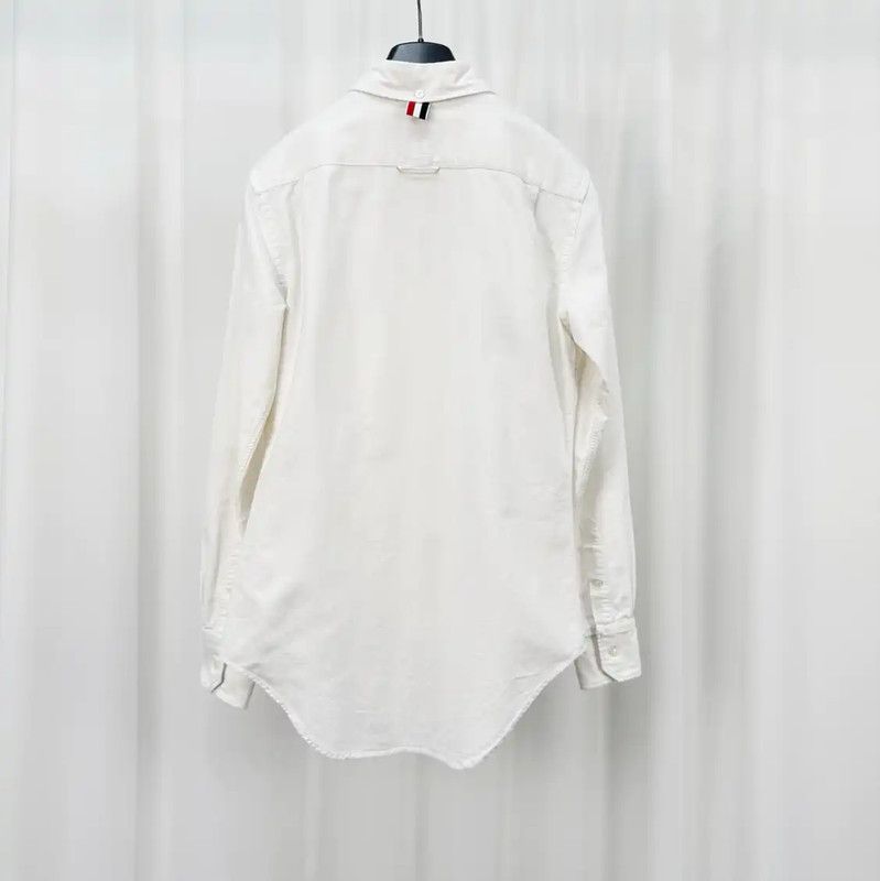 Thom Browne Thom Browne Striped White Long Sleeve Shirt 0089 Size XL / US 12-14 / IT 48-50 - 2 Thumbnail