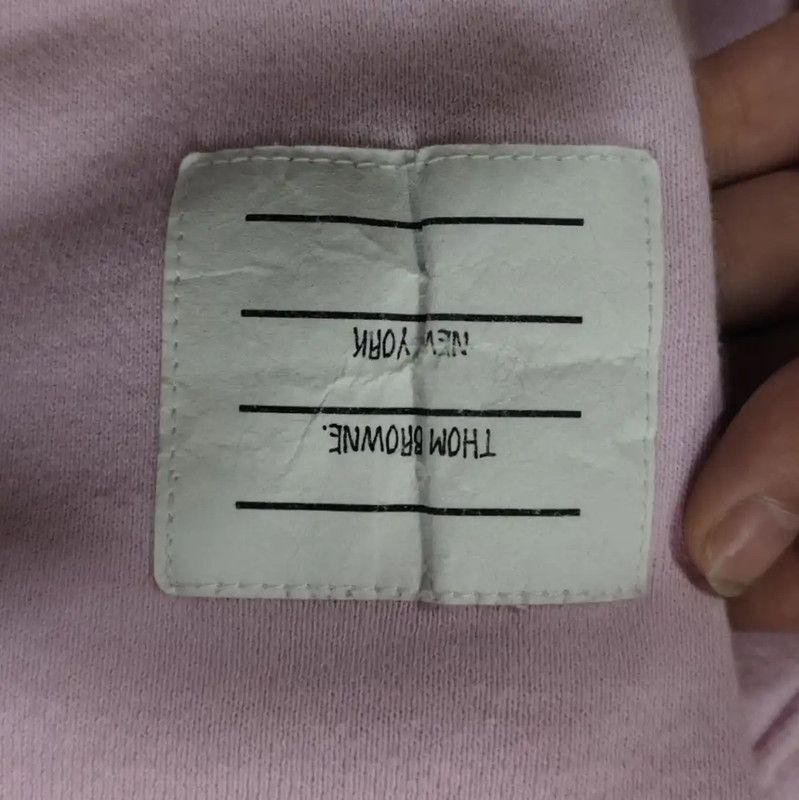 Thom Browne Thom Browne Pink Cotton Women's Casual Pants 0089 Size 24" / US 00 / IT 34 - 3 Thumbnail