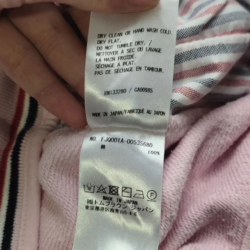 Thom Browne Thom Browne Pink Cotton Women's Casual Pants 0089 Size 24" / US 00 / IT 34 - 7 Thumbnail