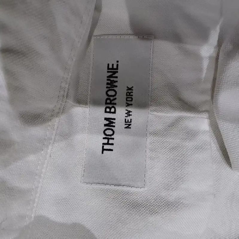 Thom Browne Thom Browne White Cotton Women's Shirt 0089 Size L / US 10 / IT 46 - 4 Thumbnail