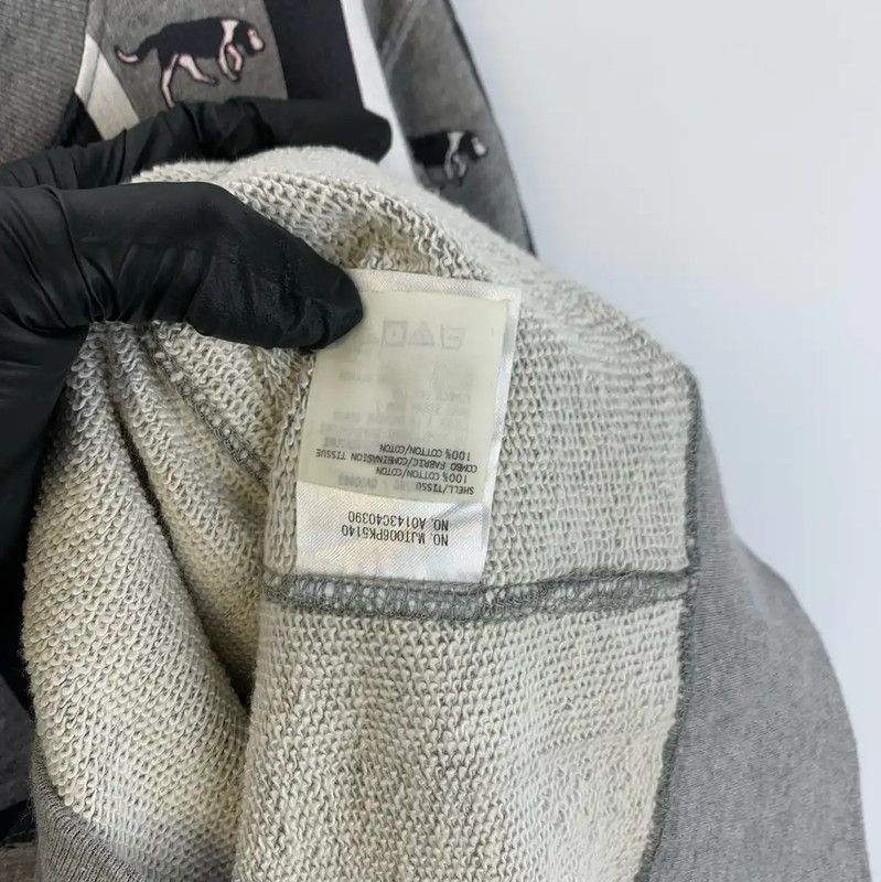 Thom Browne Thom Browne Gray Striped Women's Sweatshirt 0089 Size ONE SIZE - 4 Thumbnail