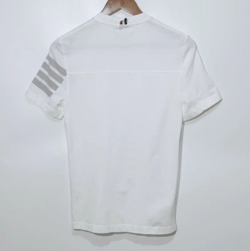 Thom Browne Thom Browne Women's White Cotton T-Shirt 0089 Size S / US 4 / IT 40 - 2 Thumbnail