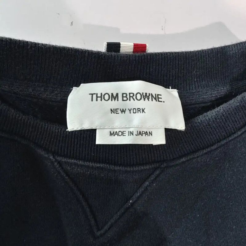Thom Browne Thom Browne Women's Navy Sweatshirt 0089 Size XL / US 12-14 / IT 48-50 - 3 Thumbnail