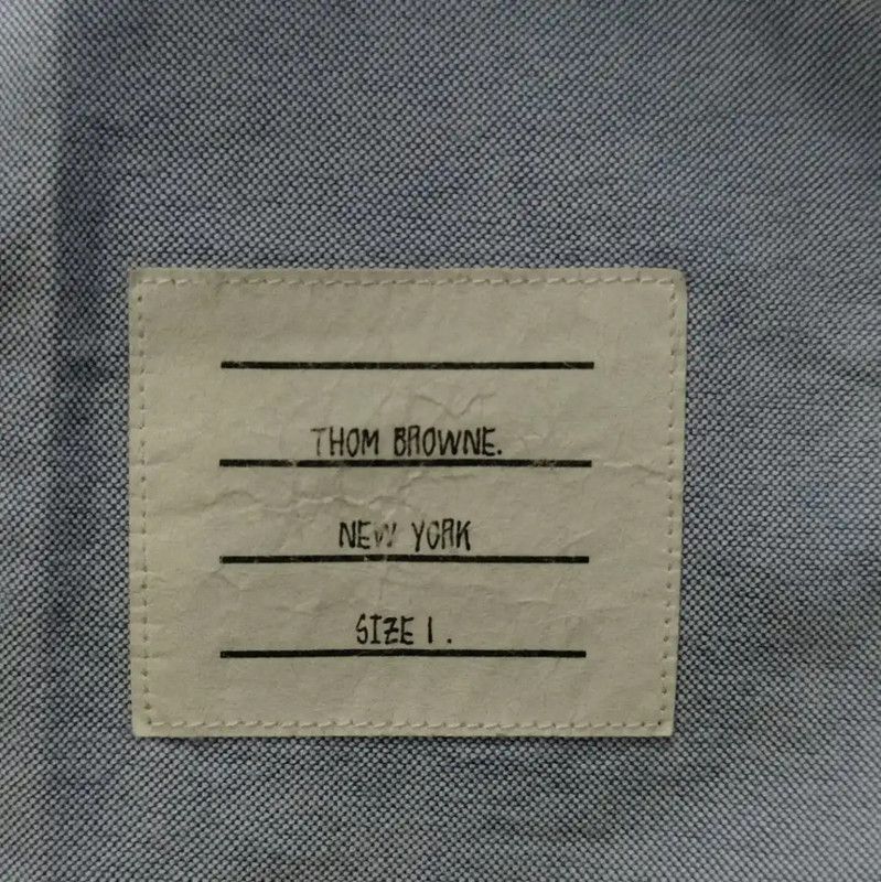 Thom Browne Thom Browne Blue Cotton Women's Shirt 0089 Size M / US 6-8 / IT 42-44 - 3 Thumbnail