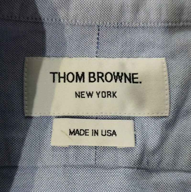 Thom Browne Thom Browne Blue Cotton Women's Shirt 0089 Size M / US 6-8 / IT 42-44 - 4 Thumbnail