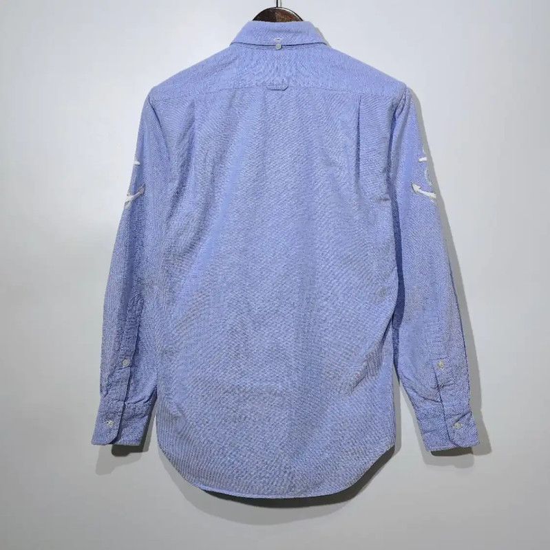 Thom Browne Thom Browne Blue Cotton Women's Shirt 0089 Size M / US 6-8 / IT 42-44 - 2 Thumbnail