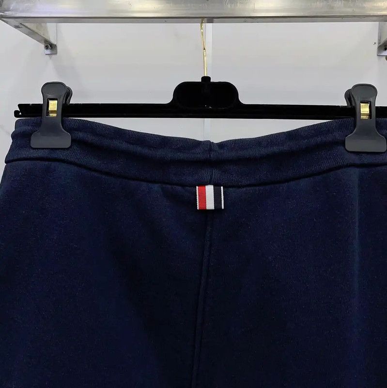 Thom Browne Thom Browne Blue Cotton Casual Pants 0089 Size 27" / US 4 / IT 40 - 9 Thumbnail