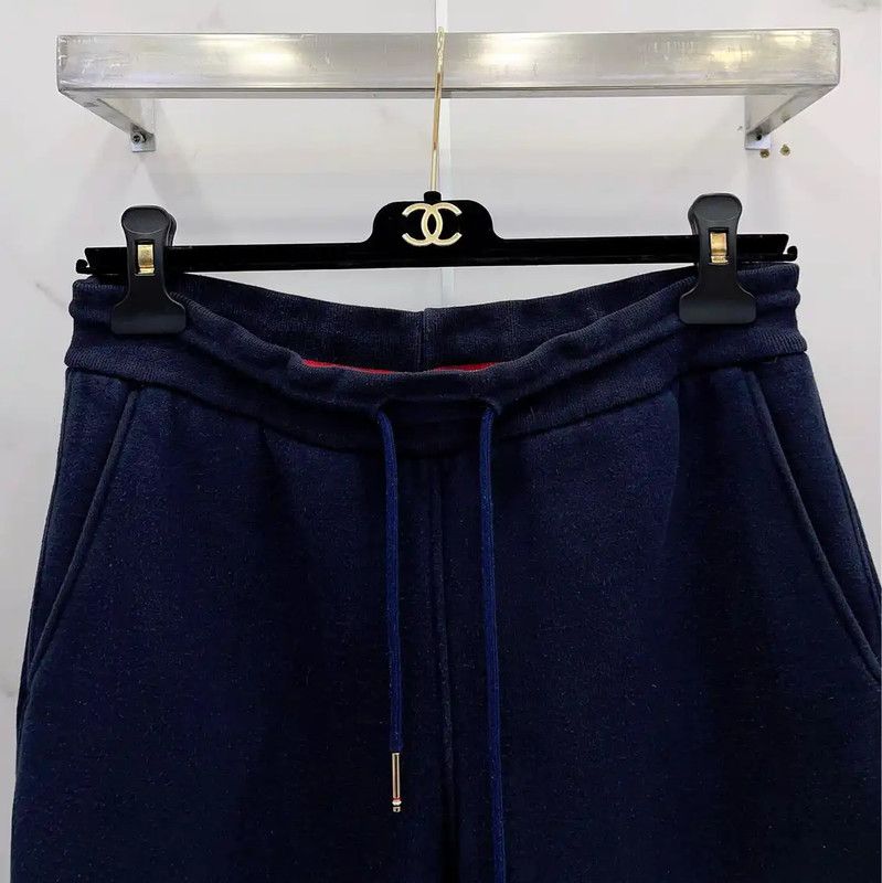 Thom Browne Thom Browne Blue Cotton Casual Pants 0089 Size 27" / US 4 / IT 40 - 5 Thumbnail
