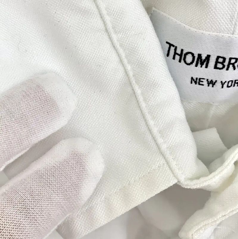Thom Browne Thom Browne White Cotton Women's Shirt 0089 Size XS / US 0-2 / IT 36-38 - 8 Thumbnail