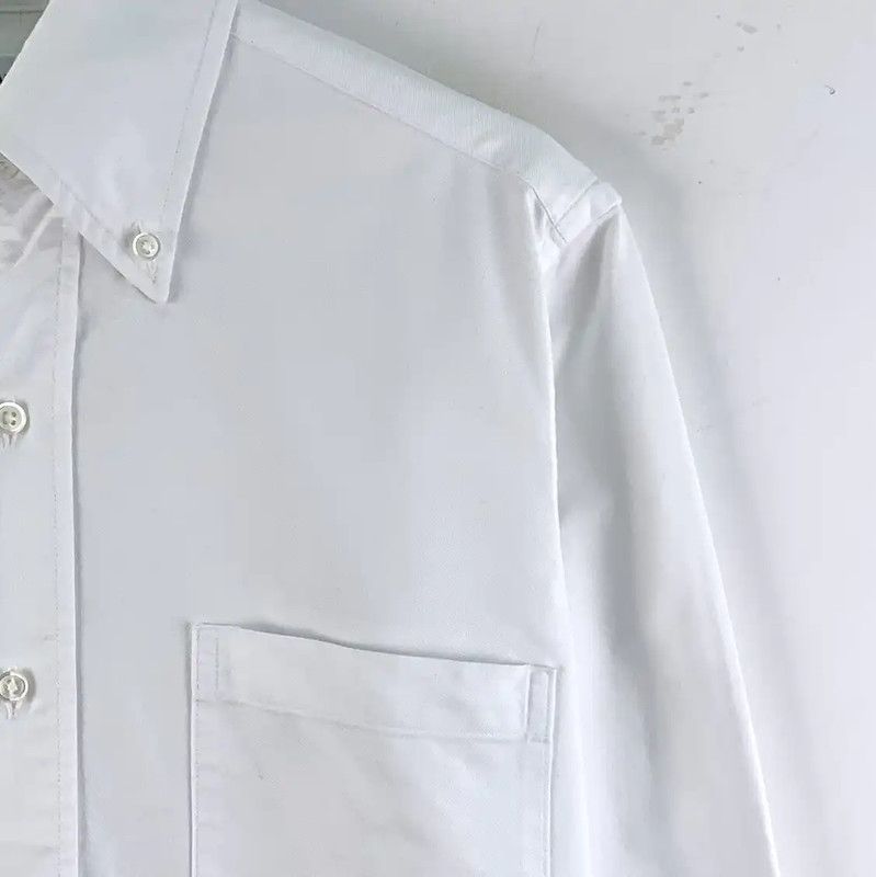 Thom Browne Thom Browne White Cotton Women's Shirt 0089 Size XS / US 0-2 / IT 36-38 - 3 Thumbnail